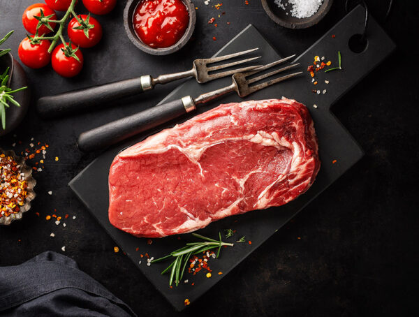 Beef steak grill pan